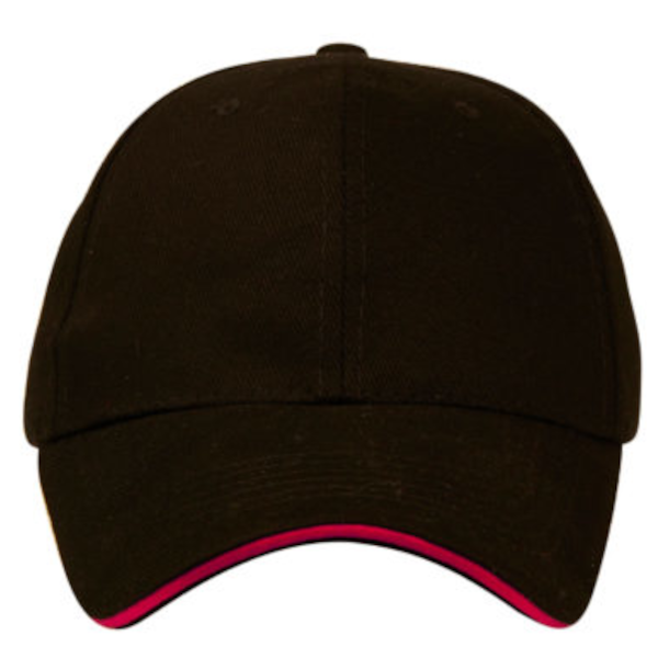 PepperSt - Promotional Sandwich Cap - White &amp; Black