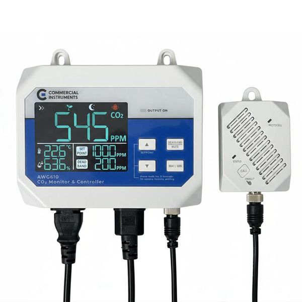 Commercial Intruments CO2 Monitor and Controller