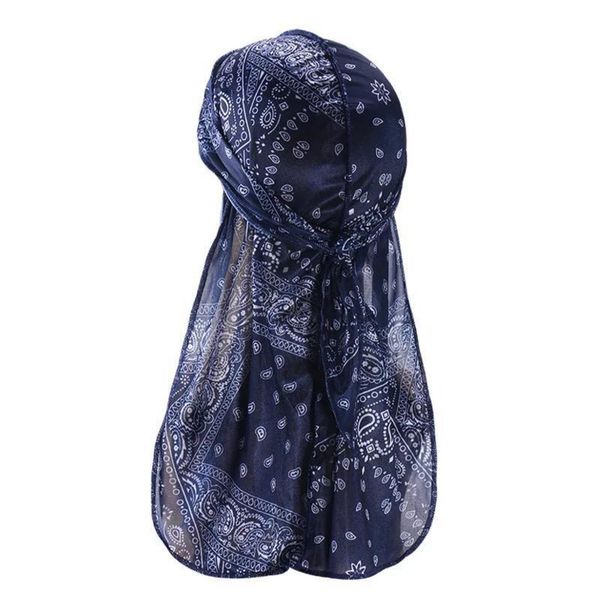 Durag - Paisley Blue - Silky Finish image