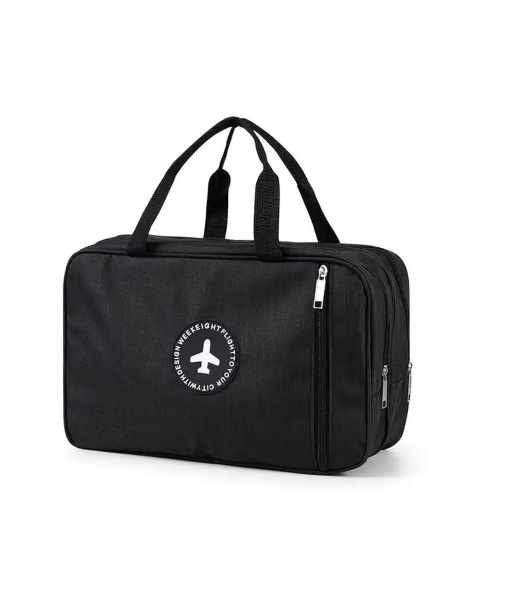 Water-Resistant Large Toiletry Bag for Women and Men. Portable Travel Bag