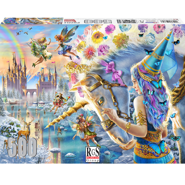 RGS Group Butterfly Princes Unicorn 500 Piece Jigsaw Puzzle