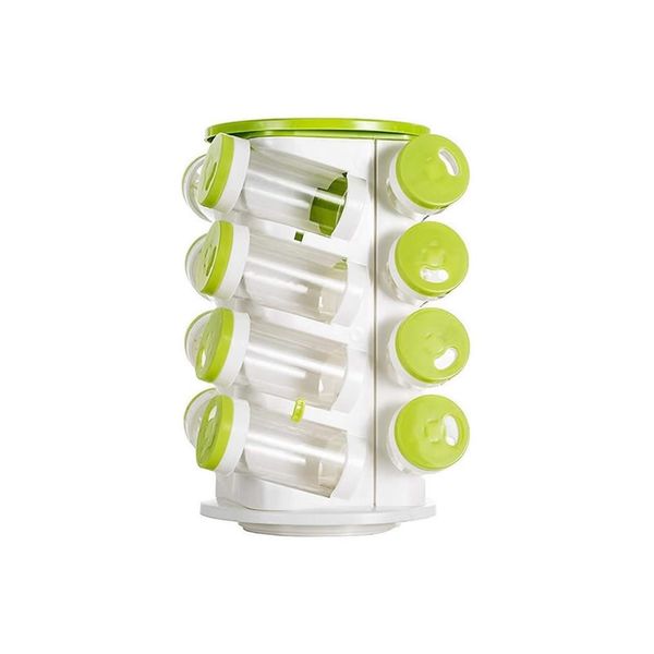 Multi-Functional 16-in-1 Spice Rack With Cutlery Holder