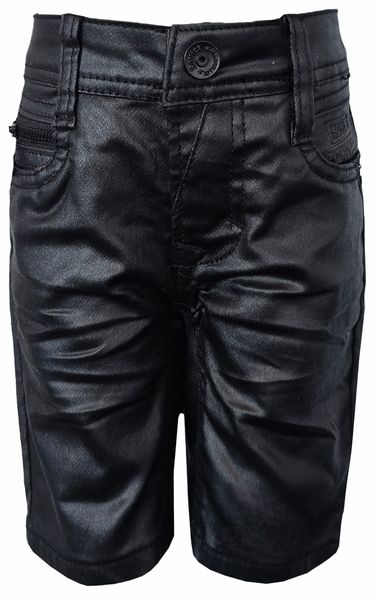 Soviet Daring Boys Coated Denim Short - Black