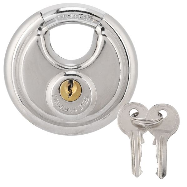 Stainless steel outdoor padlock
