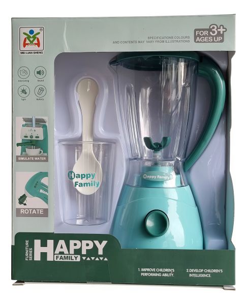 Mini Toy Blender with Light and Sound - Pretend Play Kitchen Kids Appliance