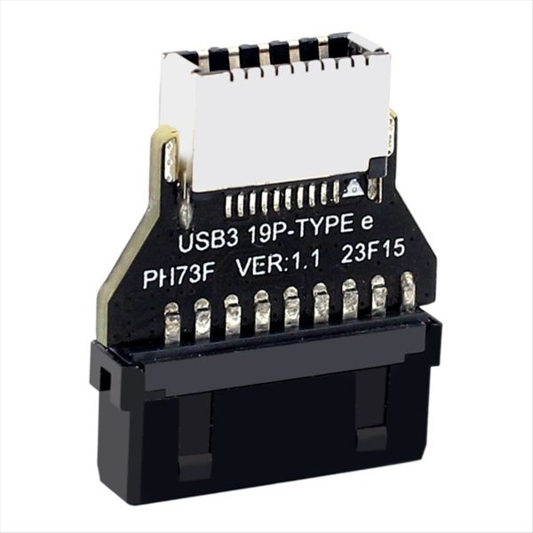 19Pin/20Pin To Type-E Converter Adapter for Computer Motherboard