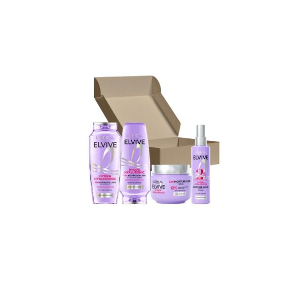 LOreal Elvive Hydra Mask &amp; Serum Routine - 4 Set Bundle