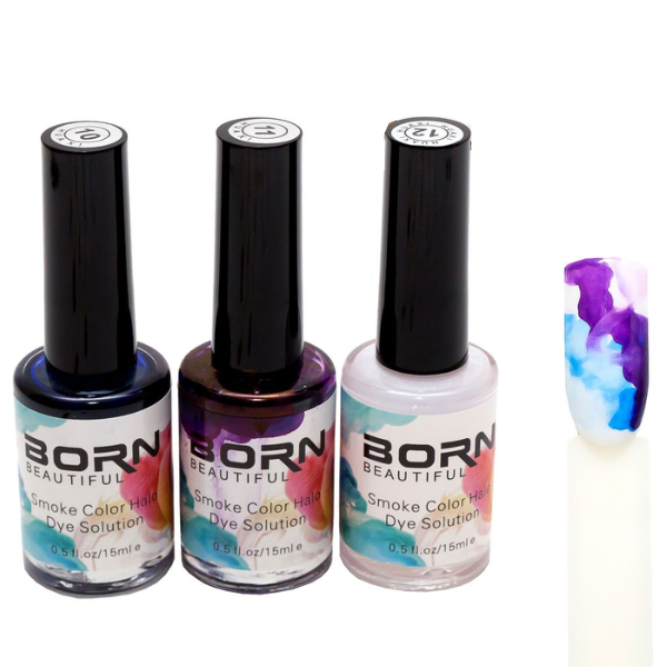 Smokey/Halo UV Gel Watercolor Ink Set - 3 Piece 10,11,12