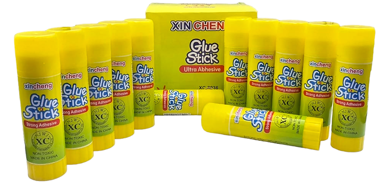 EasyStick 12-Pack School Glue Sticks 36g