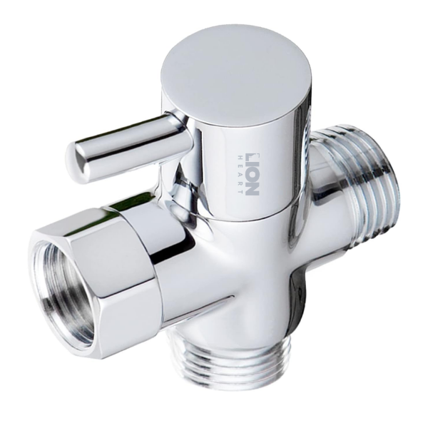 LH 3 Way Shower Diverter Valve G1/2 Solid Brass with Dual Outlet Control