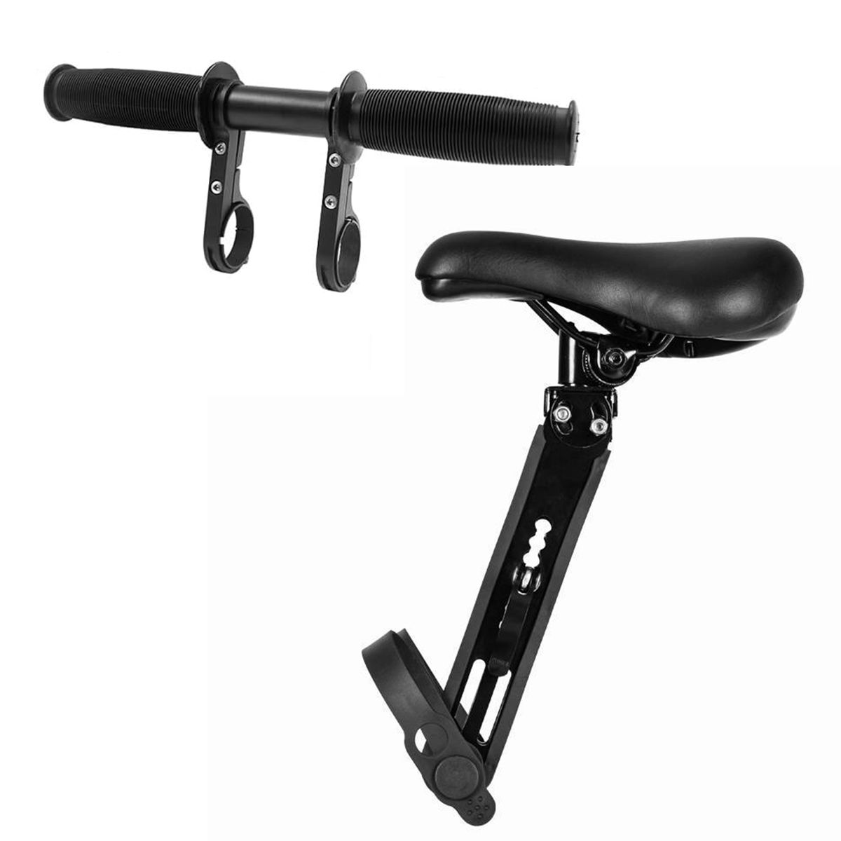 Kids Bike Seat with Handlebar Attachment Front Mounted Child Bicycle