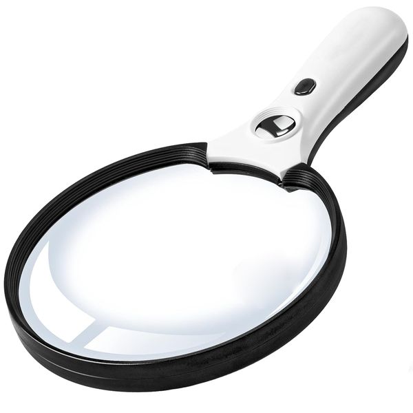 3X 45X Magnifier with LED Light Handheld Magnifier Reading Magnifying Glass