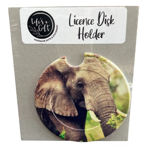 Most Beautiful Elephant License Disk Holder