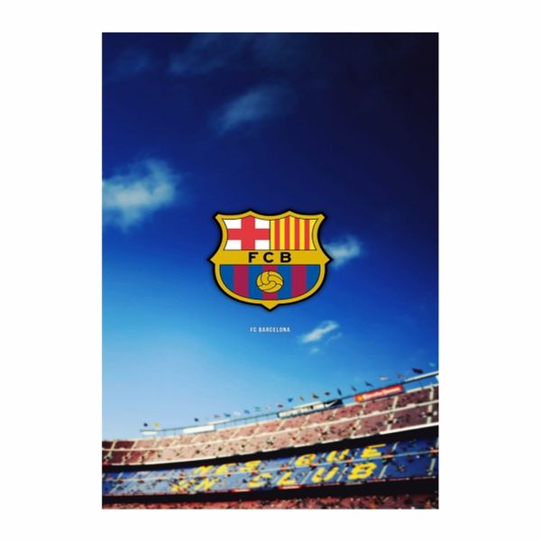 FC Barcelona Logo And Camp Nou Poster - A1