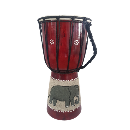 Pelle Per Tamburo In Pelle Di Capra | Testa Di Tamburo Sostitutiva | Per Percussioni Africane - Khaki - Foto 5