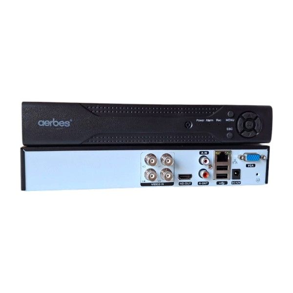 Aerbes AB-C240-1 4-Channel DVR Recorder - 1080P, Remote View via App
