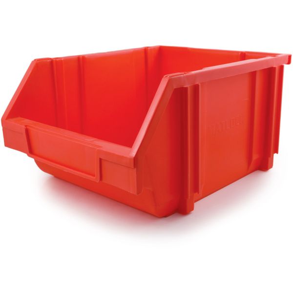 Mtl3A Plastic Storage Bin Red image