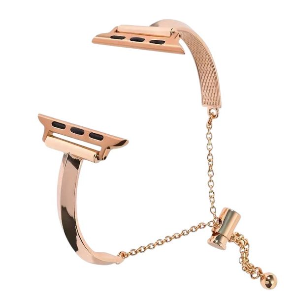 Elegant Bangle-Styled Watch Band - Rose Gold