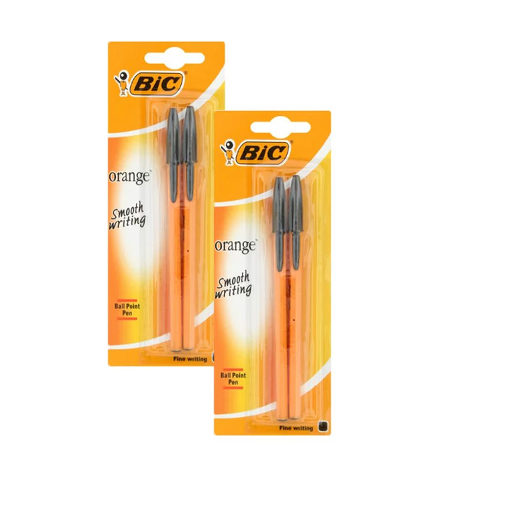 BIC Orange Ballpoint Pens 2 x 2 pack Shop Today. Get it Tomorrow