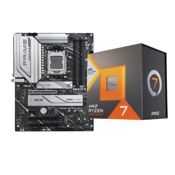 AMD Ryzen 7 7800X3D + X670-P WiFi ATX Motherboard Upgrade Kit