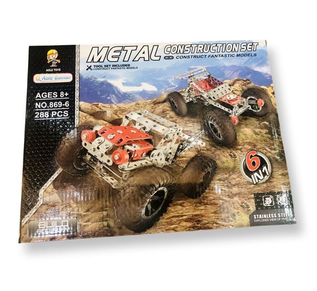 Metal Models- 6 Dirt-Road Cars