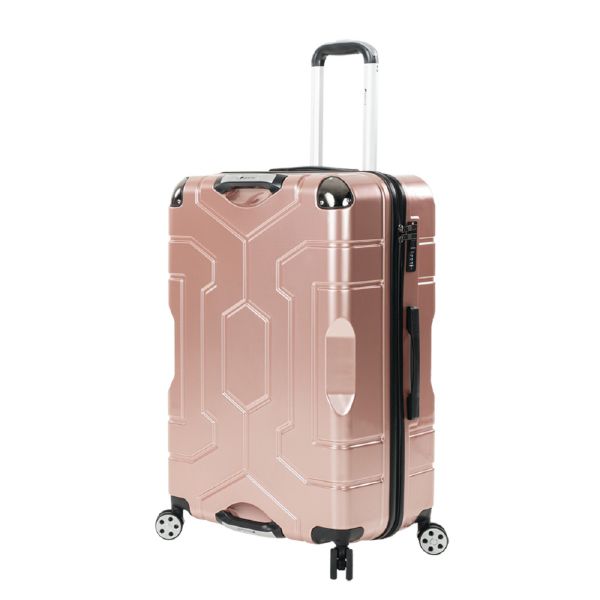 Athena 77cm Trolley Case - Rose Gold