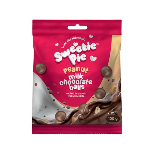 Beyers Sweetie Pie C/Coated Choc Peanuts - 1 Pack x 100g