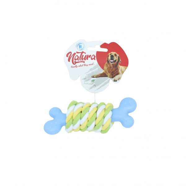 Natura Plastic Bone with Knuckle Rope