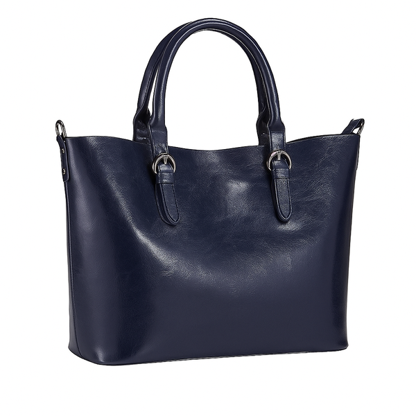 Women's Genuine Leather Tote Handbag - Large Capacity Top Handle Bag