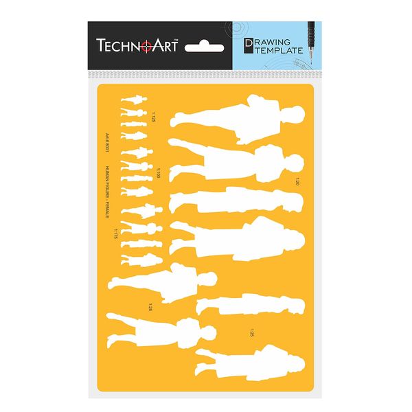 TechnoArt Template Human Figures Female