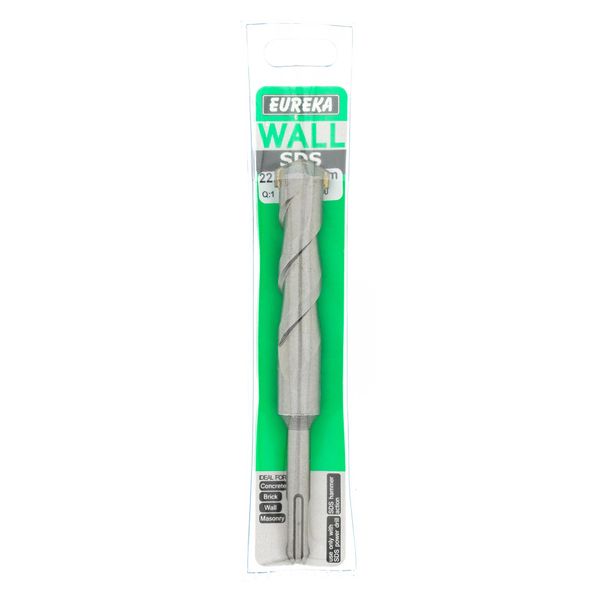 EUREKA DRILL BITS SDS Plus 22 x 160mm Q:1 for Masonry/Concrete 4BR50U
