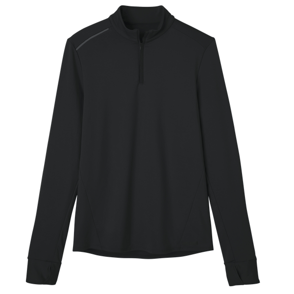 Kalenji Men's Warm Long-Sleeved Running T-Shirt Black