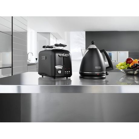 Electric kettle DeLonghi KBX 2016 BK1 1.7 l 2000 W black household  appliances cooking for home kitchen accessories