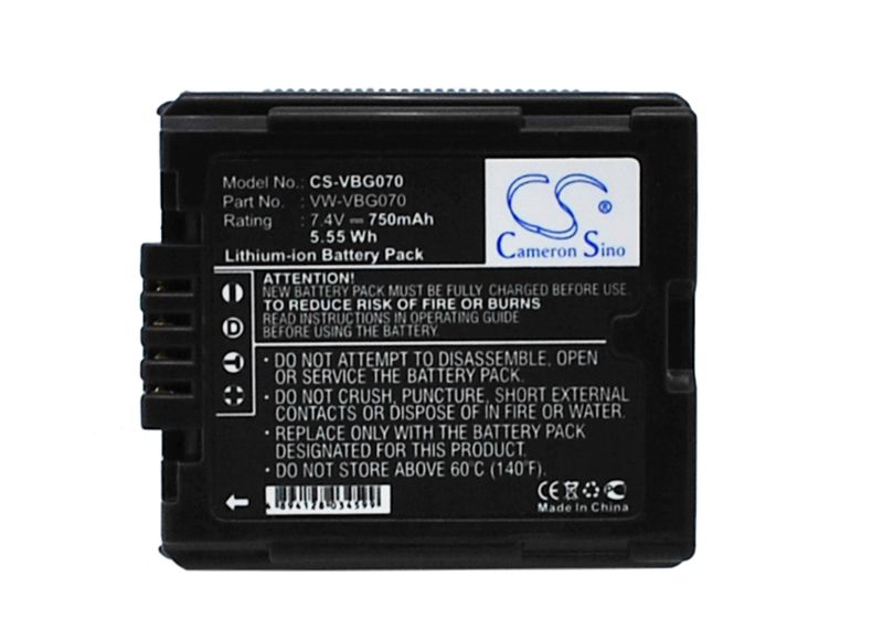 PANASONIC GS98GK Camera Battery /750mAh