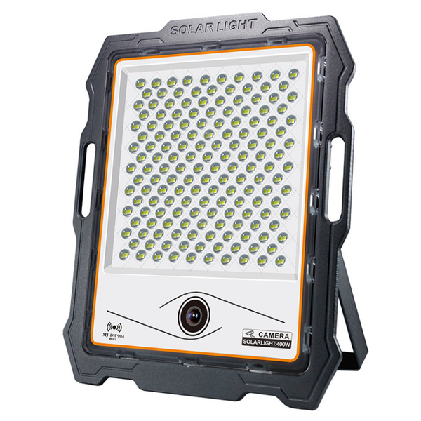 400w Solar Light With Optics Lens Security Camera MJ-DW904