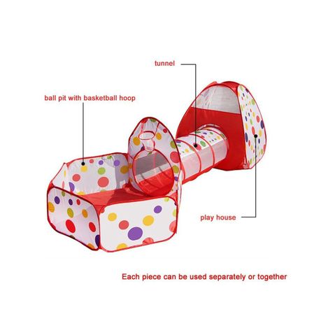 Ball pit tunnel tent best sale