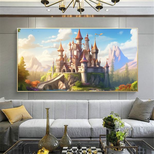 Canvas Wall Decor - Magical Castle - 0503