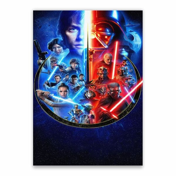 Star Wars Characters From Movies Poster - A1