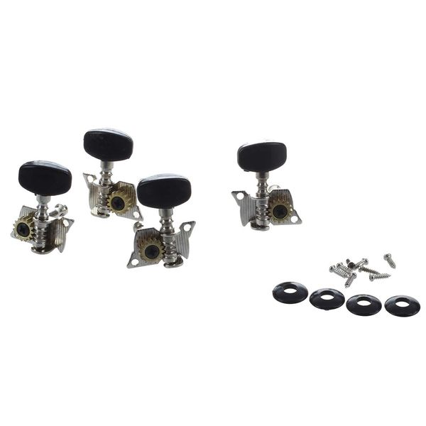 4Pcs Ukulele Guitar and Small 4 String Tuning Pegs Machine Heads 2R 2L