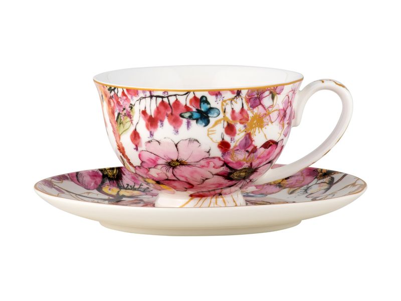 Maxwell and Williams Estelle Michaelides Enchantment Footed Cup &amp; Saucer