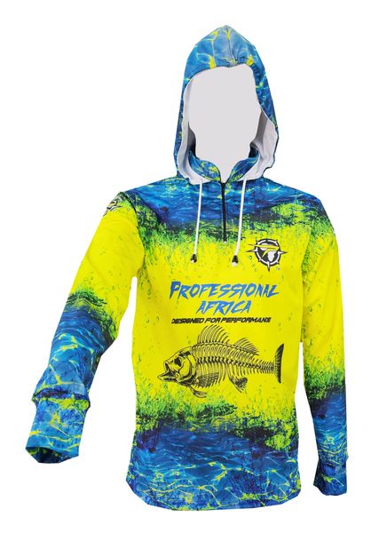 Wild Yellow Hoody Fishing Shirt