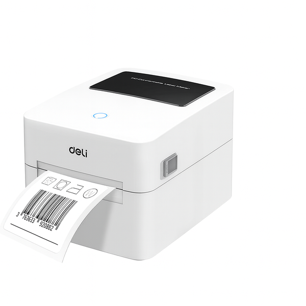 Deli E750W 203 × 203 DPI Wired &amp; Bluetooth Direct Thermal Label Printer