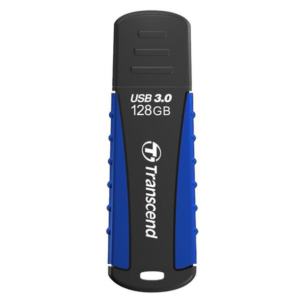 Transcend JetFlash 810 128GB USB 3.1 Gen 1 Rugged Flash Drive - Blue