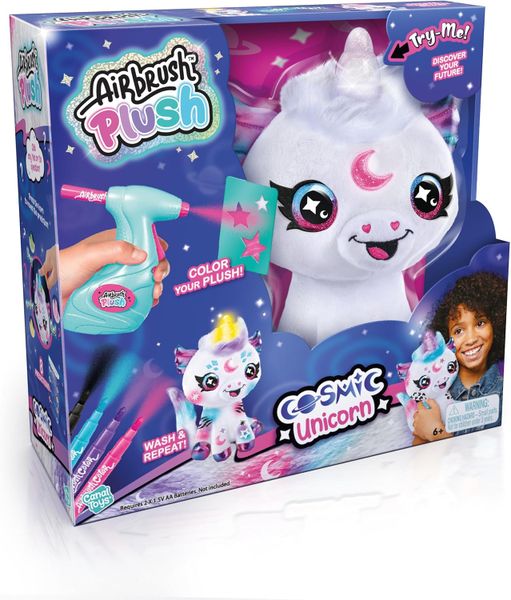 Style 4 Ever Airbrush Plush Cosmic Light Up Unicorn