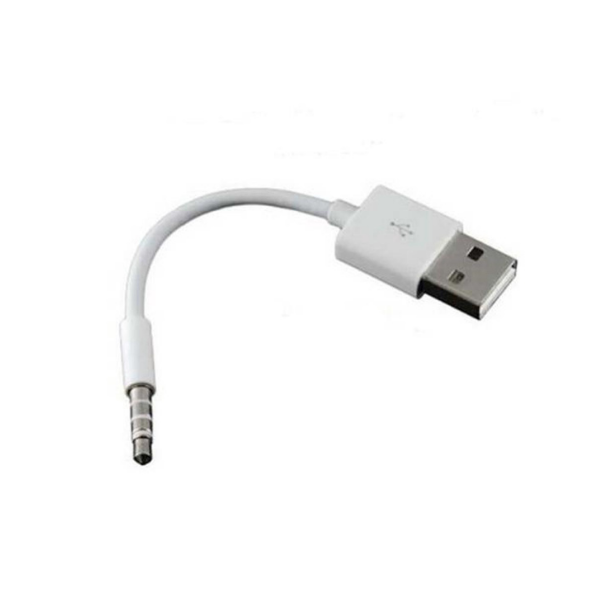 3.5mm AUX Audio To USB 2.0 Male Charge Cable Adapter