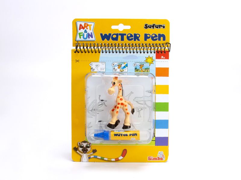 Art &amp; Fun Water Pen Colouring Book Safari