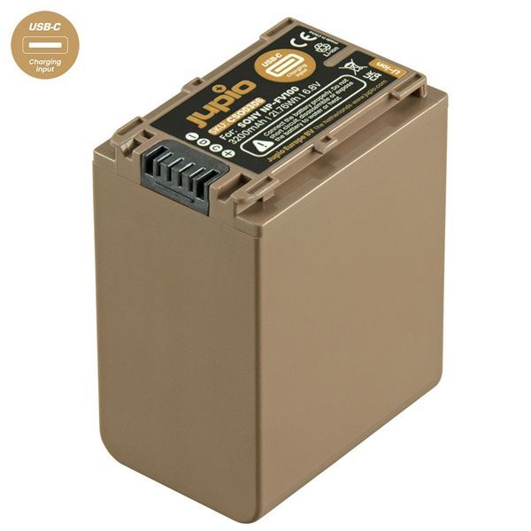Jupio Battery for Sony NP-FV100 Ultra C (USC-C Input) 3200mAh