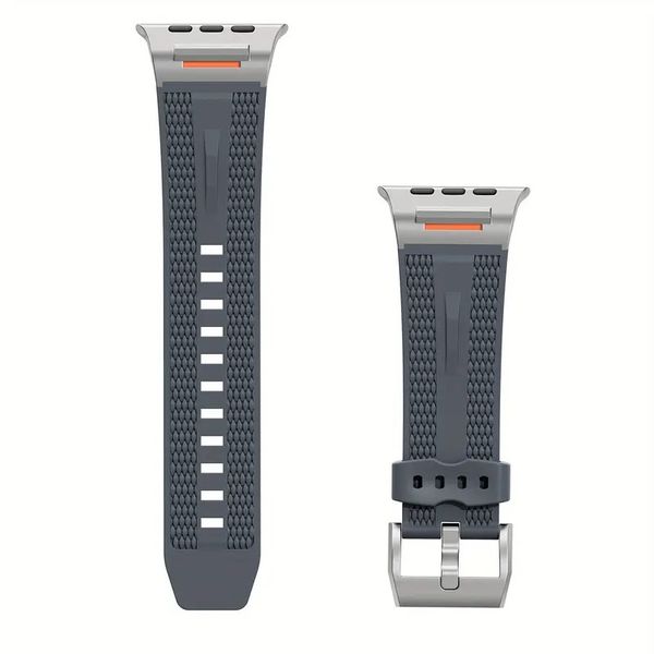 Premium Liquid Silicone Watch Band Compatible with Apple Watch- 38/40/41mm