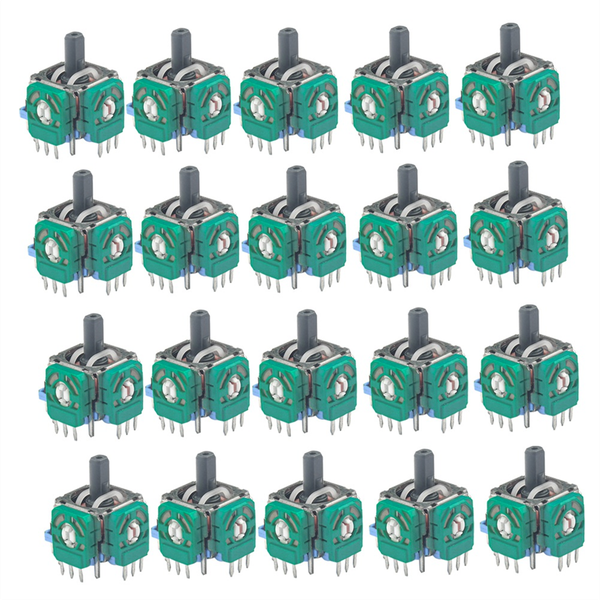 20 PCS 3D Analog Joystick Thumb Stick for Switch Pro Game Controller