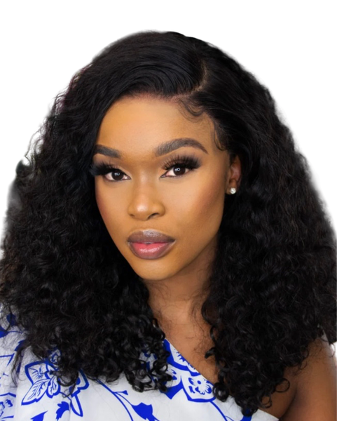 14-Inch Full Frontal Brazilian Virgin Hair Wig